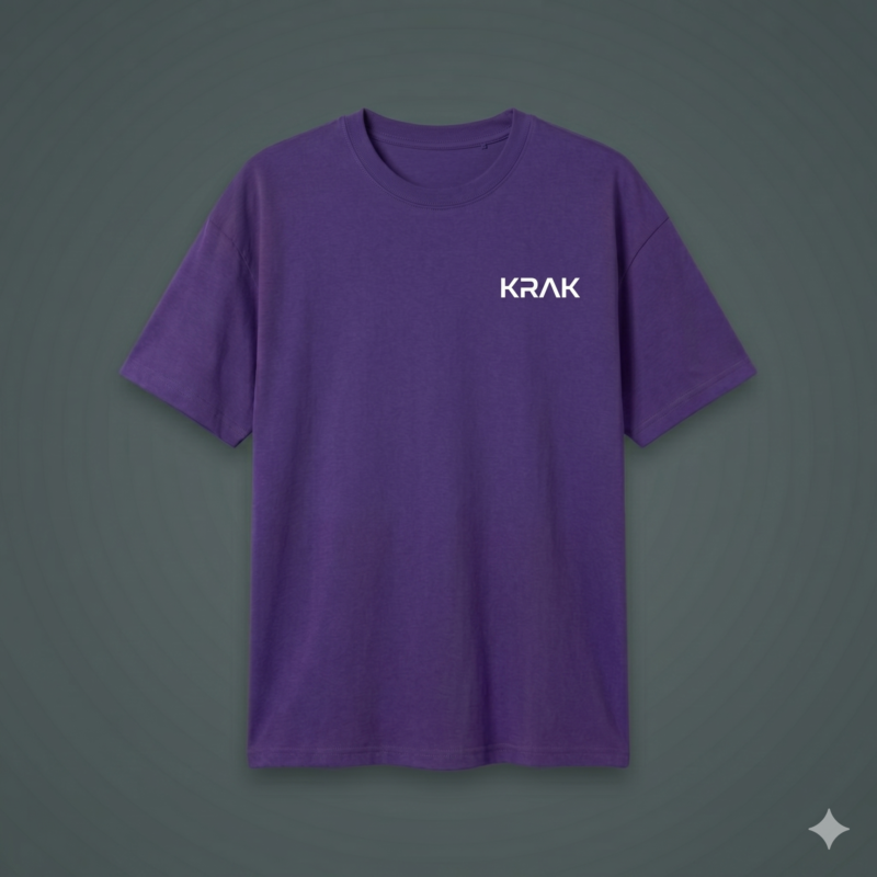 Remera Violeta Oversize Thunder