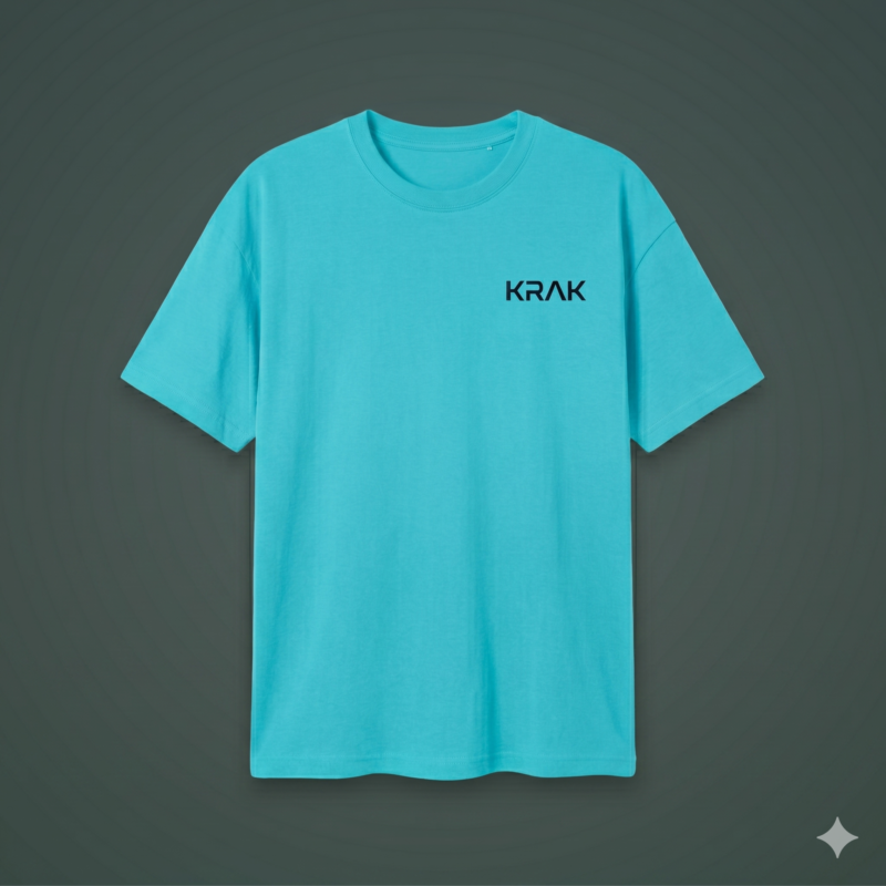 Remera Turquesa Oversize Magnifique